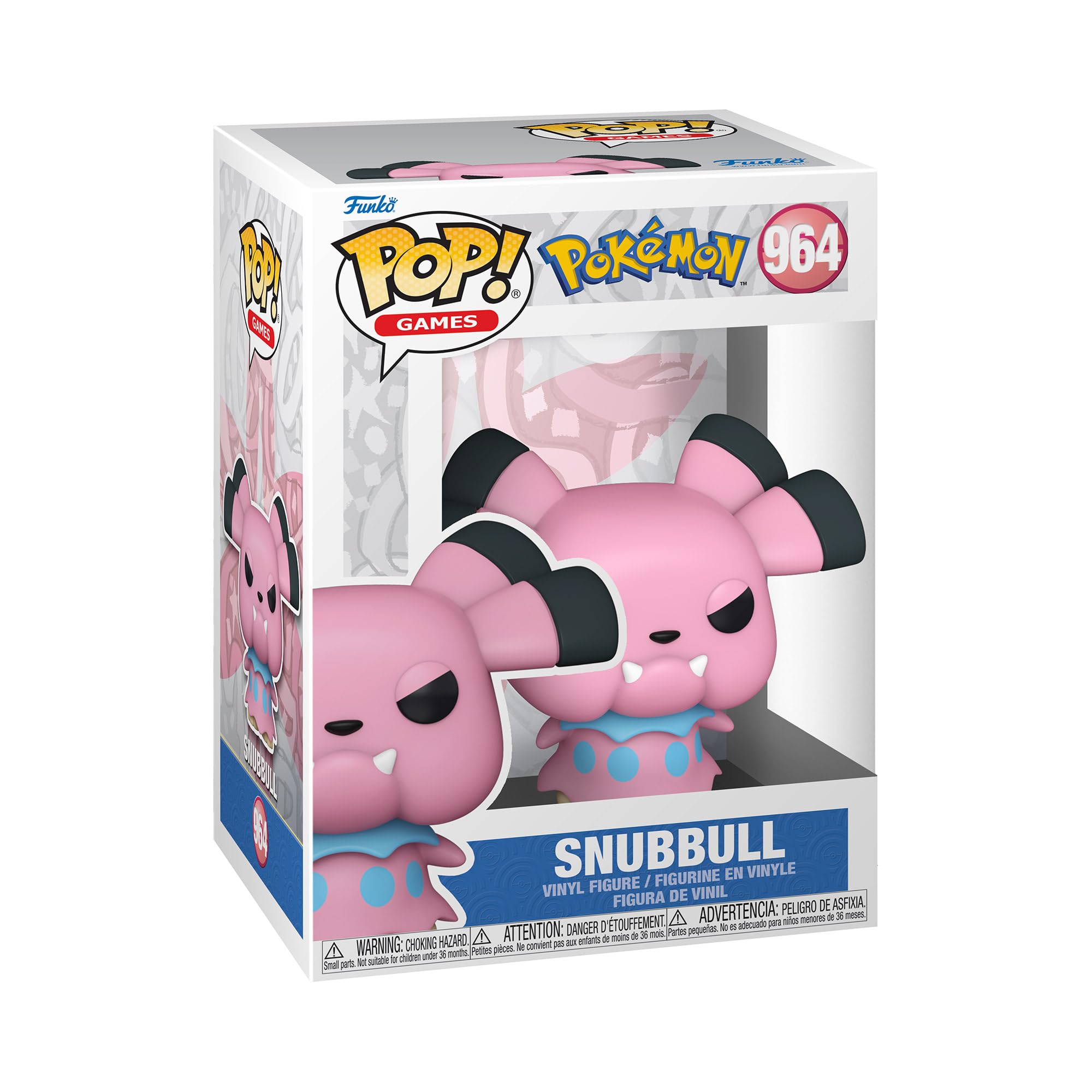 Funko POP! Games: Pokemon - Snubbull - Collectable Vinyl Figure - Official Merchandise - Toys for Kids & Adults - Games Fans - Model Figure for Collectors and Display — image 1