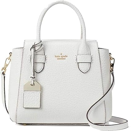 white and leather luggage