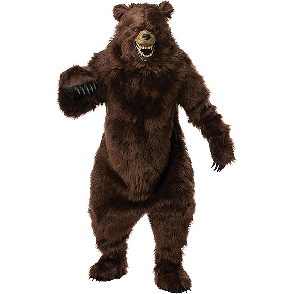 Amazon.com: Fun Costumes Furry Brown Bear Costume Bodysuit