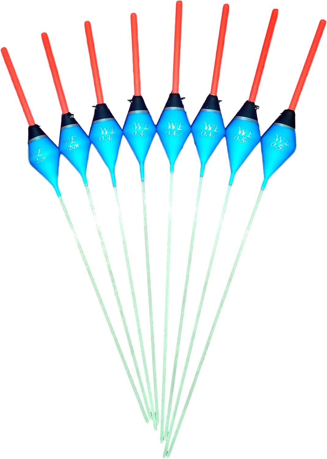 SRG Pole Floats 8 x Assorted Pole Floats (Pack 340R8) Amazon.co.uk