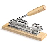 New Star Foodservice 28003 Heavy Duty Pecan Nut Cracker, Nickel-plated Steel/wood Base