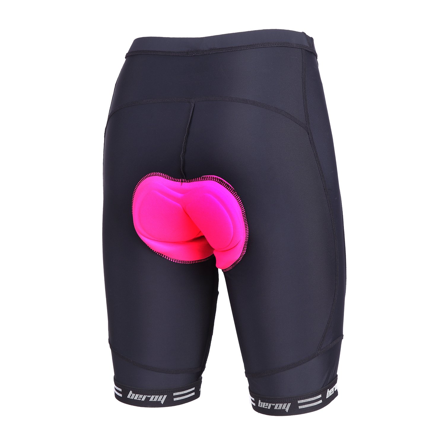 Padded Bicycle Shorts Women Beroy Bib Shorts Women BEROY Women's Bike Shorts Breathable Cycling Shorts Gel Pad Black Beroy Cycling Shorts Beroy Womens Cycling Shorts