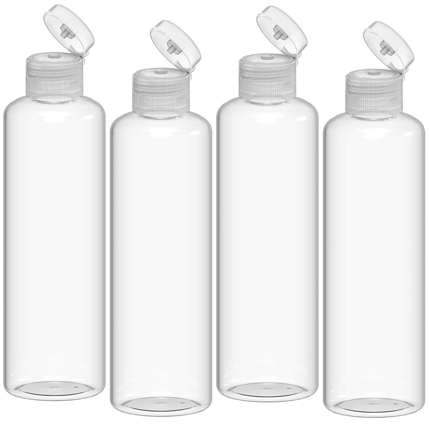 Fortitude Small Squeeze 8 oz Bottles Flip Cap NonBPA