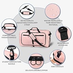 Fmeida 65L Duffle Bag with Shoes