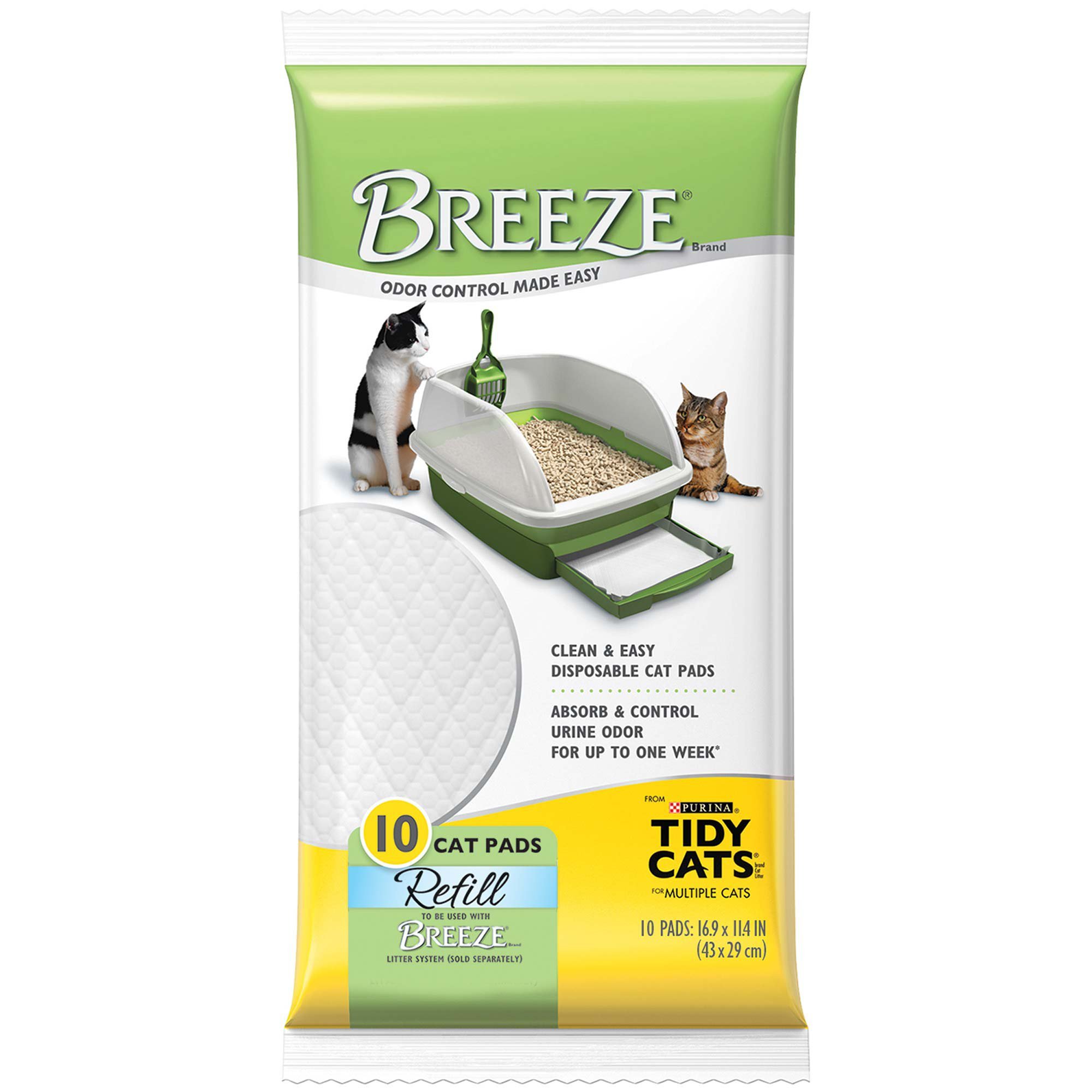 Tidy Cats Breeze Refill Cat Pads, Pack of 10 Pads eBay
