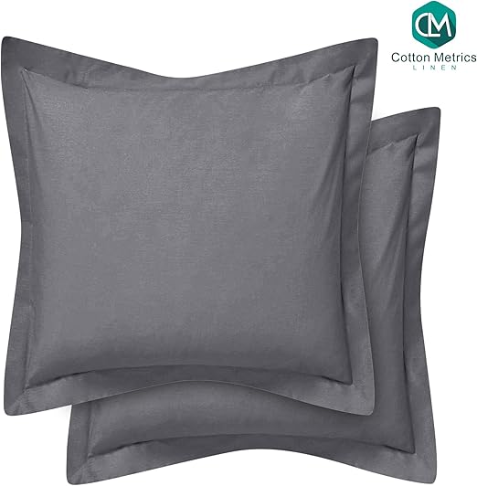 Amazon Com Cotton Metrics Heavy Quality European Square Pillow