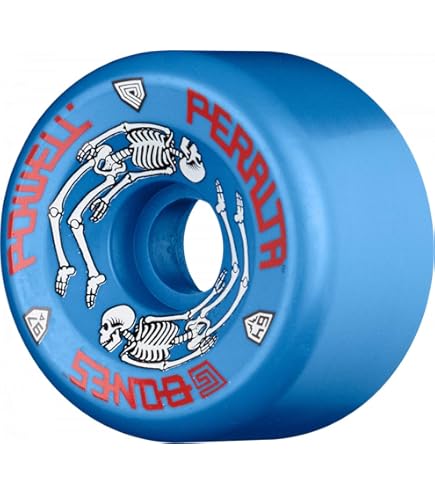 Amazon.com : Powell Peralta G-Bones Skateboard Wheels 64mm 97a