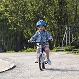 ABUS Smiley 3.0 Childrens Bike Helmet - Deep Fit, Pigtail Space, Reflectors view 3