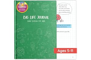 Big Life Journal - Daily Journal for Kids - A Growth Mindset Workbook for Children – Interactive Journal and Goal Planner for Kids – Daily Guided Journal for Children… (Green)