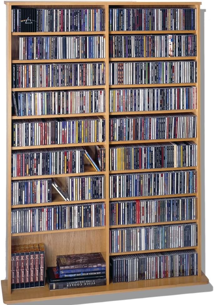 Oak Veneer High Capacity Wall Rack (CDV-1000 Series) Oak