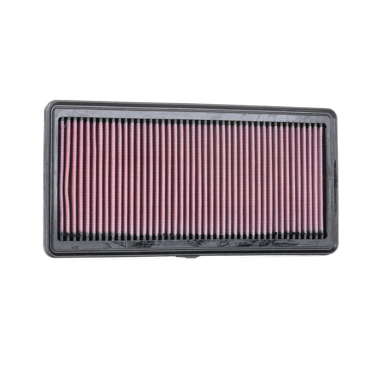 K&N Engine Air Filter: High Performance, Premium, Washable, Panel Filter: 2001-2019 (500, 500L, Aegea, Egea, Tipo, Bravo, Punto, Idea, Panda, Grande, Nuova), 33-2842