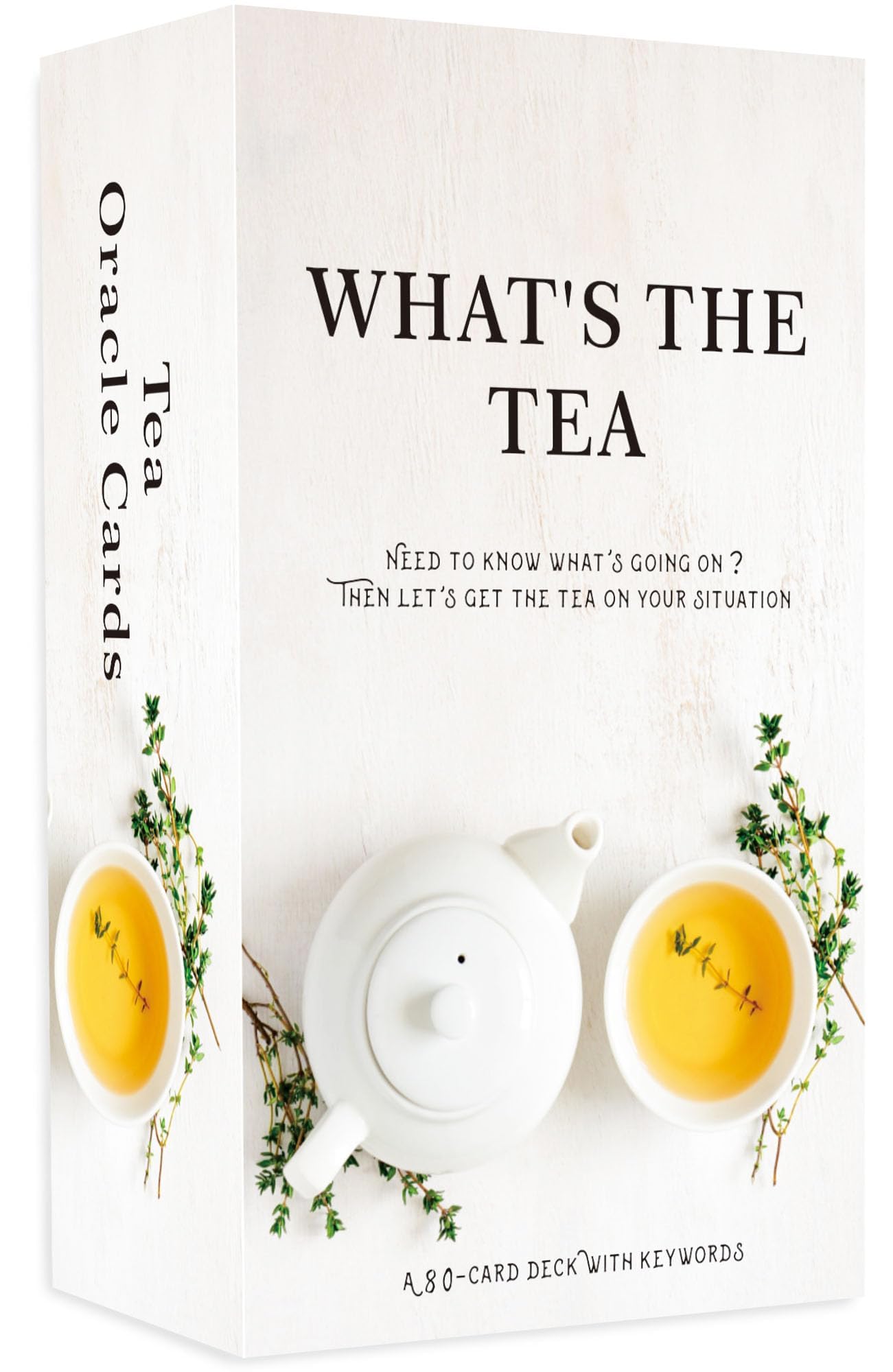 QCFQCF What's The Tea? Relationships Oracle Cards, Life Oracle Deck, Oracle Cards Deck for Beginners, Interpreting Our Career and Life Relationships