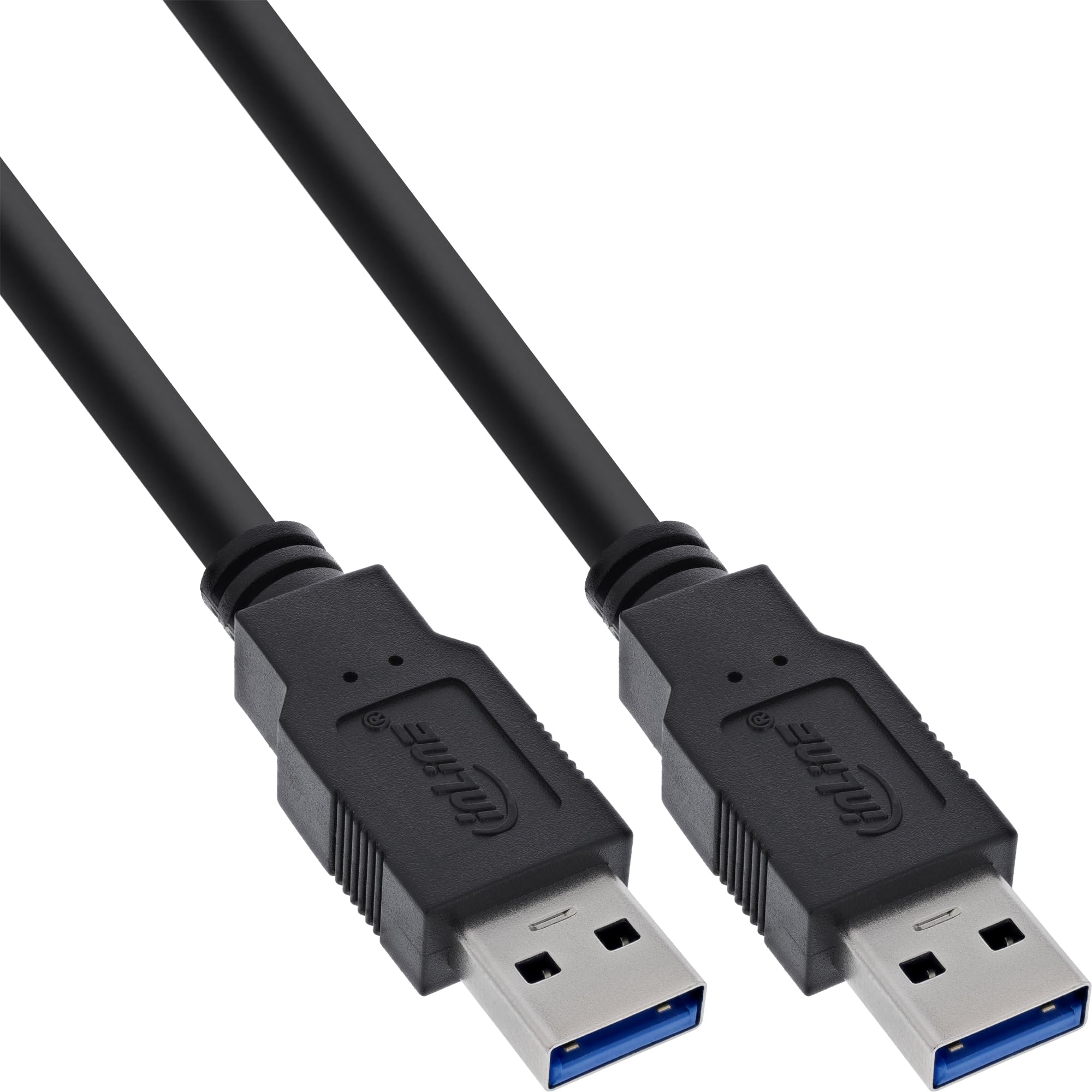 InLine 1.0 m USB 3.0 1 m USB A Male to USB A Male Cable USB Cables (1 m, USB A, USB A, 3.0 (3.1 Gen 1), Male/Male, Black)
