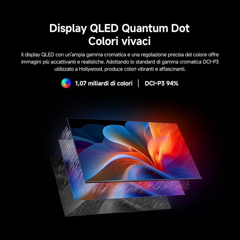 TV F Pro 65,65 pollici (165 cm),4K UHD QLED,Smart TV, Fire TV, Triple Tuner DVB-C/S/S2/T/T2, HDR10+, Modalità Game Boost 120Hz, MEMC, Controllo Vocale Alexa, 2GB+32GB, Compatibile con AirPlay