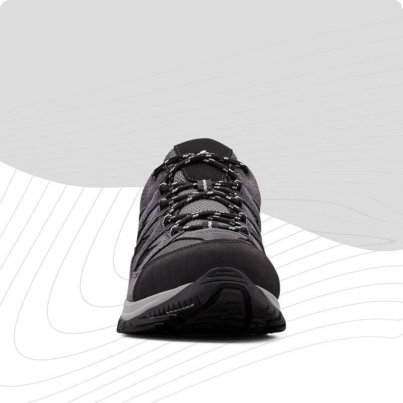 Crestwood Chaussures Basses De Randonnée Et Trekking Homme, Noir (Shark x Columbia Grey), 42 EU