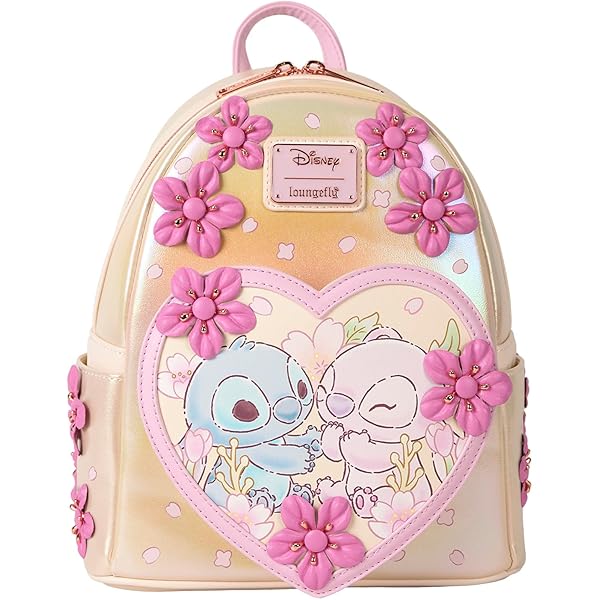Amazon.com: Loungefly Disney Stitch & Angel Beach Date Mini  display picture 2