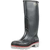 Servus by Honeywell XTP 15"" PVC Chemical-Resistant Soft Toe Men's Work Boots, Black, Red & Grey (75108)", 10