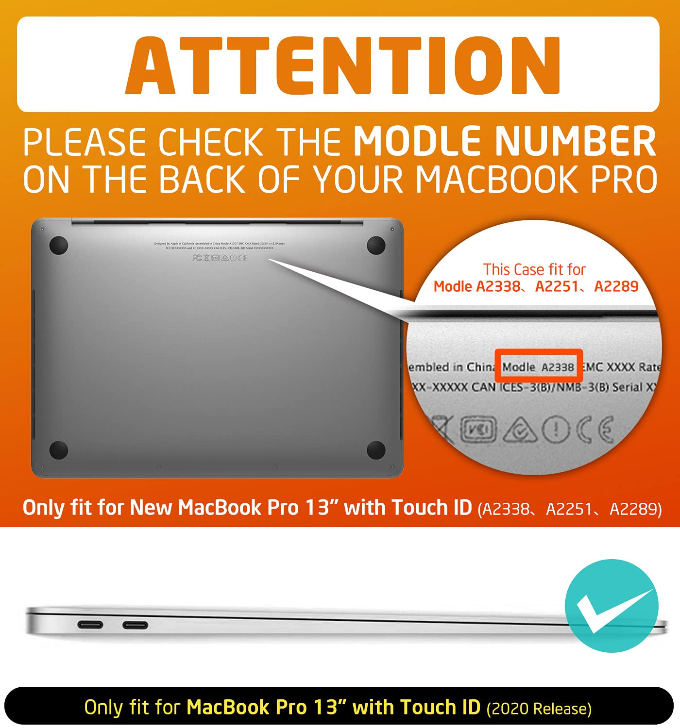 SUPCASE Unicorn Beetle Case for MacBook Pro 13 Inch (2022-2016) M2 M1 | A2338 A2251 A2289 A1706 A1708 A1989 A2159 | Slim Rubberized TPU Bumper Cover | with Touch Bar and Touch ID | Black