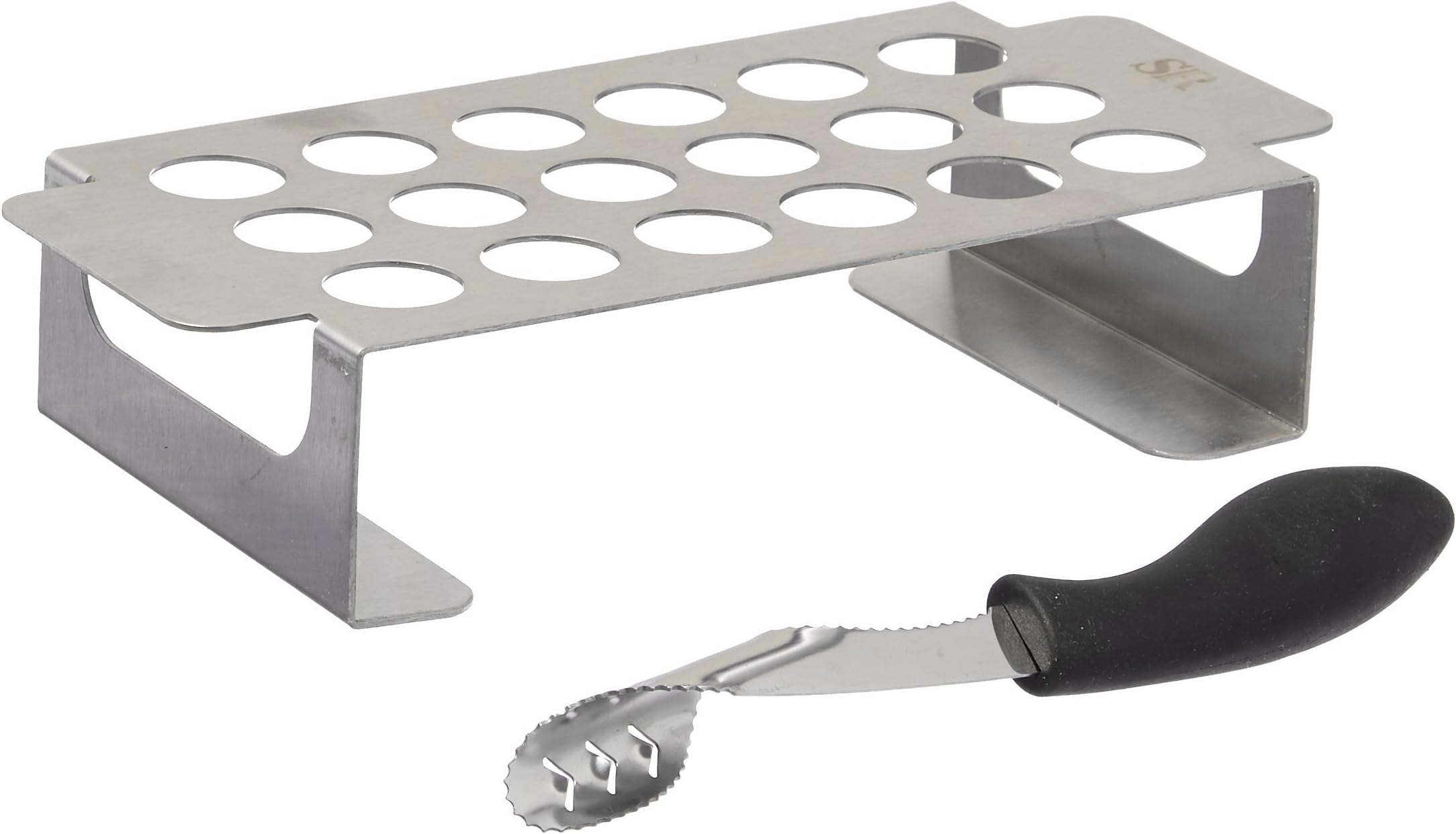 Steven Raichlen Best of Barbecue Stainless Chilli Pepper Grill Rack and Corer Set