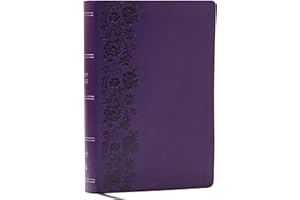 NKJV Giant Print End-of-Verse Reference Bible, Purple Leathersoft, Red Letter, Comfort Print: Holy Bible