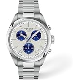 Tissot PR 100, Swiss Quartz Chronograph, 40mm, White Dial, Men&rsquo;s Watch