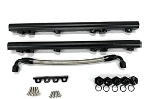 PATEYNEY Billet Fuel Rail Kit For OE LS3 Stock Intake Manifold 6AN