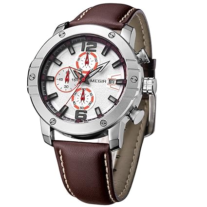 Chronograph Brown Dial Mens Watch (2046G)