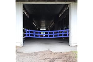 Country Pride Barn Door Guards with Snaps (8', Blue)