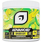 Advanced Energy - Energy Boosting Formula with Electrolytes for Hydration - L-Theanine to Combat Jitters - Sugar Free & Keto Friendly - No Maltodextrin (40 Servings) (Calamansi)