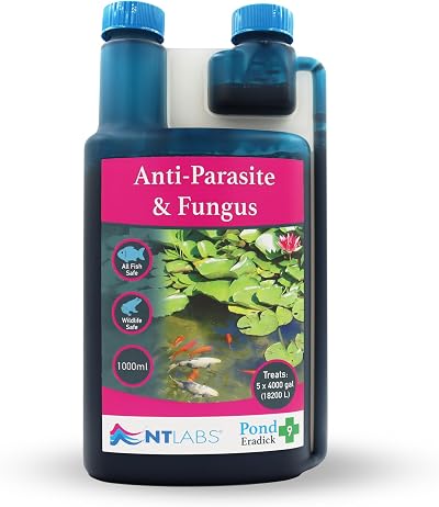 NT Labs Pond Eradick 1 Litre Parasite & Fungus Treatment for Pond Fish