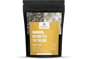 Blendart Jasmine Oolong Tea bags 50 Count | Oolong tea bags for weight loss | Premium High Mountain Oolong Tea leaves | Naturally Caffeinated Tea | Flower Scented Tea | Pyramid Tea bags