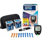 Ascensia CONTOUR NEXT GEN Blood Glucose Monitor All in One Kit + 20 Strips | Includes 20 Test Strips, Accurate Blood Sugar Monitor, Easy-to-Use Glucose Meter, Portable, Reliable Diabetes Testing Kit