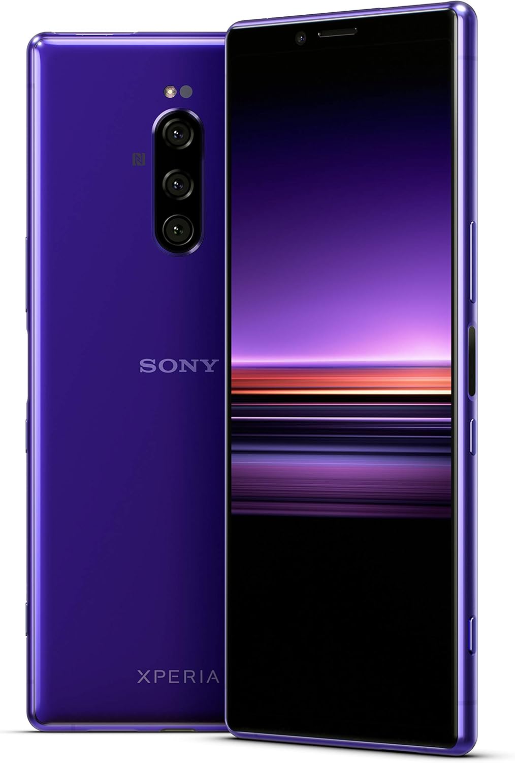 Amazon Com Sony Xperia 1 Unlocked Smartphone 6 5 4k Hdr Oled Cinemawide Display 128gb Purple Us Warranty