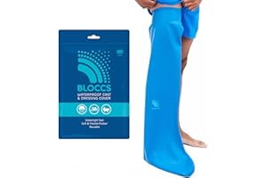 Bloccs Waterproof Cast Shower Cover Leg, Adult Full Leg