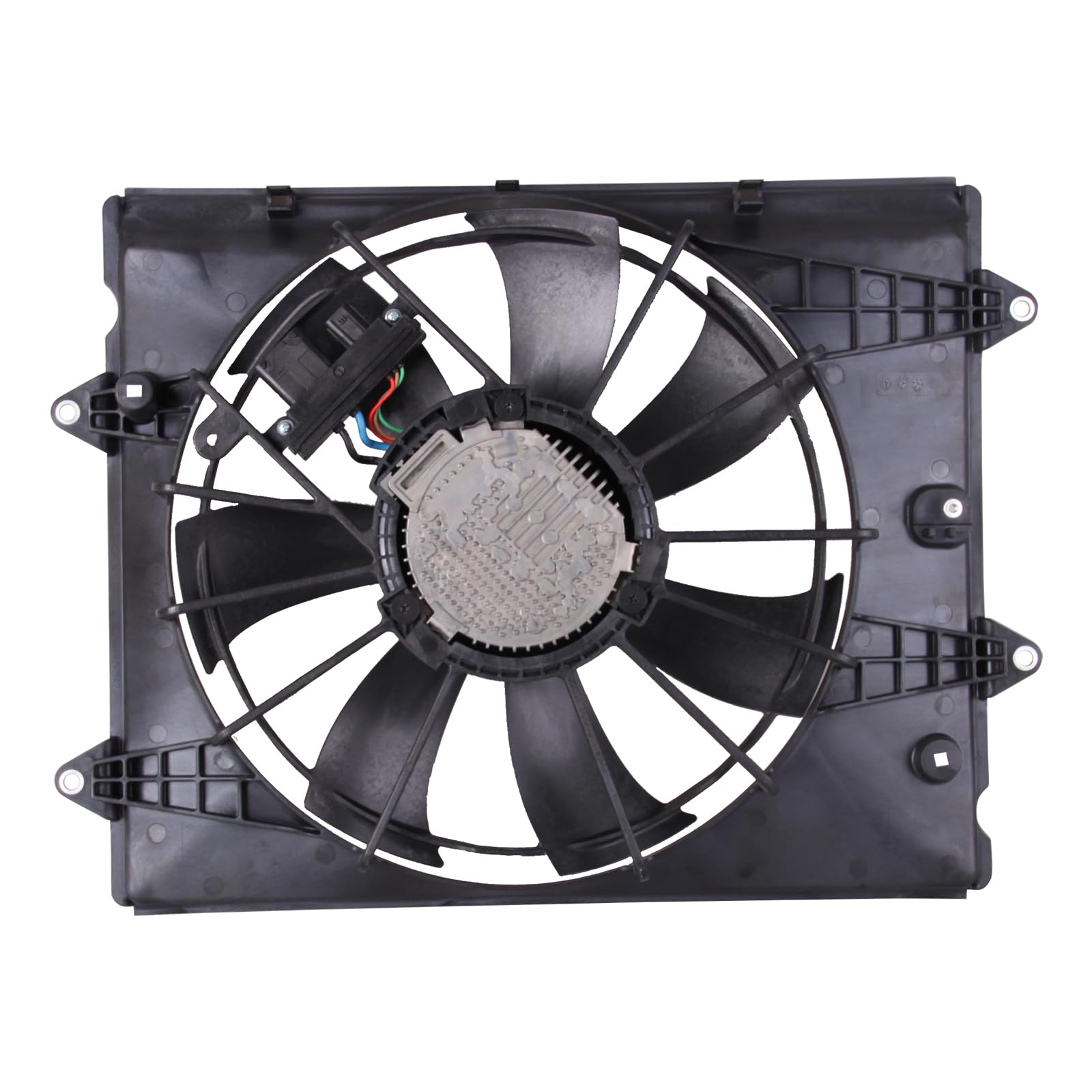 TYG Radiator Cooling Fan Assembly Fit for 2016-2022 Honda Civic Sedan/Coupe 2.0L | 3-Pin/2-Pin | 19015-5BA-A01 HO3115174 621-967