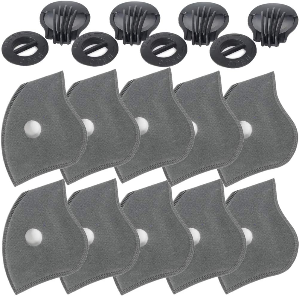Active Carbon Replacement Filter for Reusable Anti Pollen Dust Allergy Pollution Mask