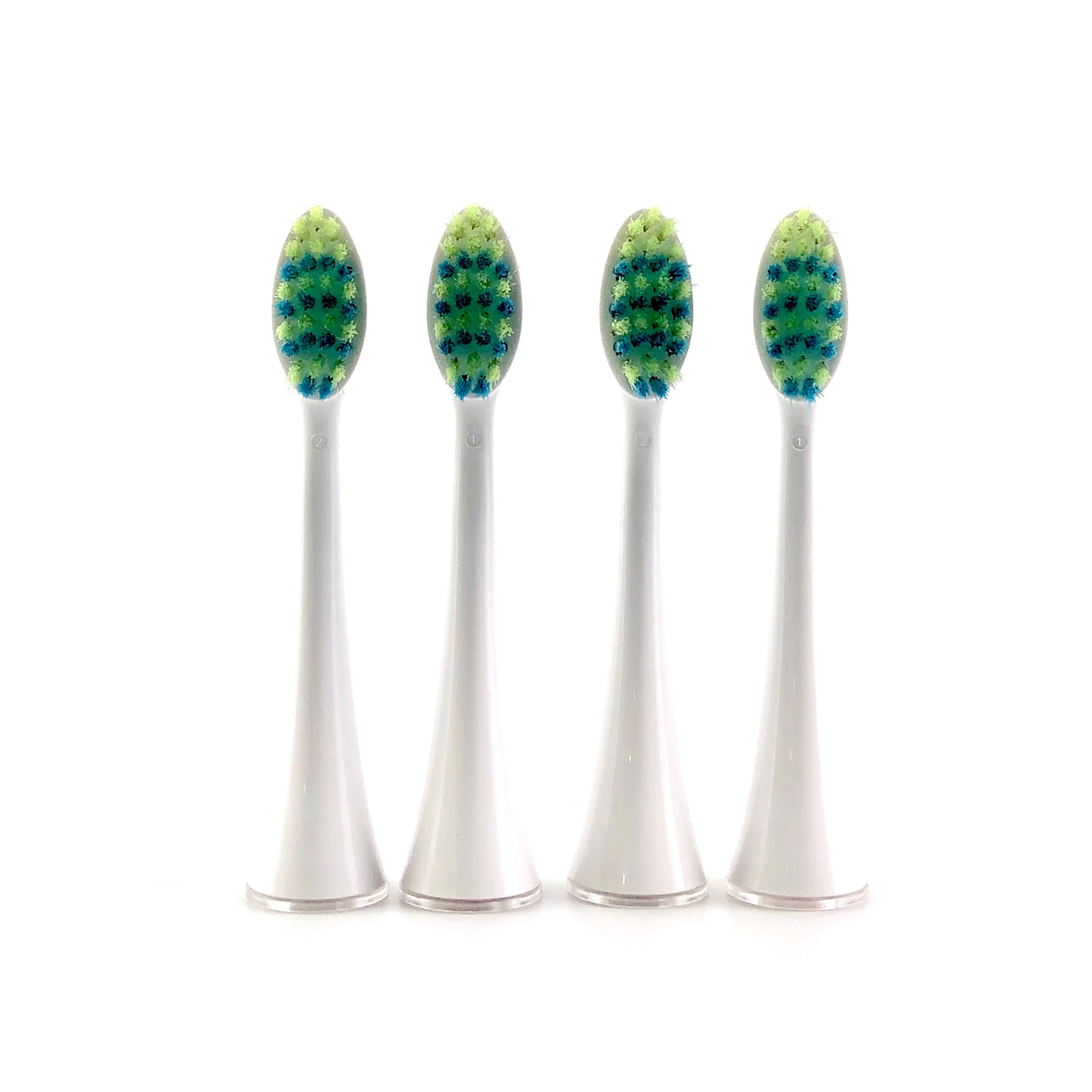 Voom Sonic Pro 7 Replacement Heads Pack of 4 Replacement Brushes