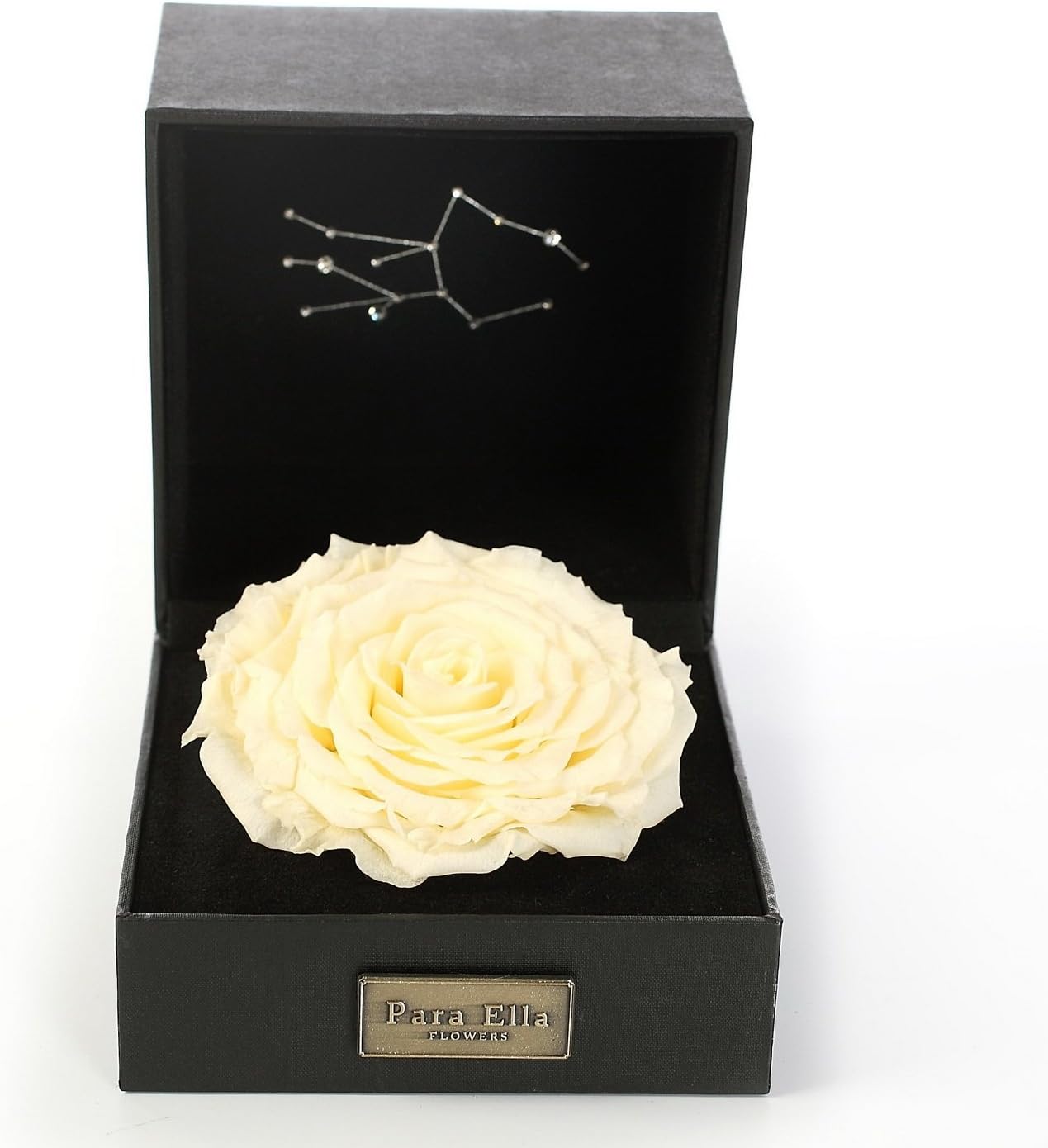 PARA ELLA 5" Handmade Forever Flower and Preserved Rose with Constellation Sign (Virgo 23rd Aug to 22nd Sep), Best Anniversary, Birthday for her
