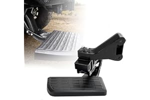 Ram Rear Bed Step for 2009-2022 Ram 1500 2500 3500 (Excludes Dual Exhaust & EcoDiesel Models) Truck Bed Side Step Retractable