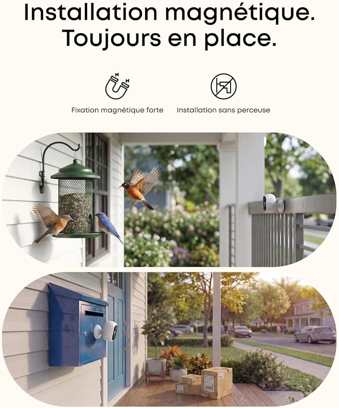 eufyCam C35 Caméra Surveillance WiFi extérieur sans Fil