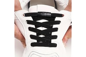 Elastic No-Tie Shoelaces - Slip-On Polyester Laces for Sneakers, Quick-Lock Design, Perfect for Sports and Casual Shoes