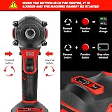 Qimu 21V Cordless Impact Wrench 1/2 Inch 450N.m Brushless with 1.5Ah Battery 14 view 3