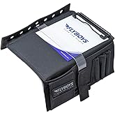 FlyBoys Classic Aviation Kneeboard, Pilot Leg Strap, Flex Clipboard, Black | Pilot kneeboard with secure leg strap, flexible 5x8 clipboard &amp; 7-eyelet strip for charts &amp; checklists - EFB ready, Blue