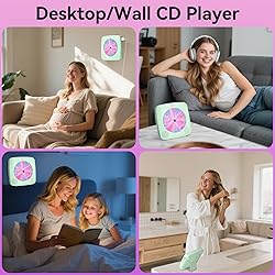 CD Player Portable Bluetooth Rechargeable: CD