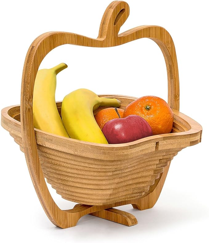 Corbeille à Pain / Fruits En Bois - Forme Poule, 30x30cm, Style Ferme, Cleanprince, Neuf