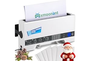Mxmoonant Thermal Binding Machine, Max.320 Sheets for A4 A5, Compact with Cooling Position, with 5 Binding Covers, Ideal for 