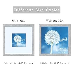 HEART ART 8x8 Picture Frame Set of 9, Display