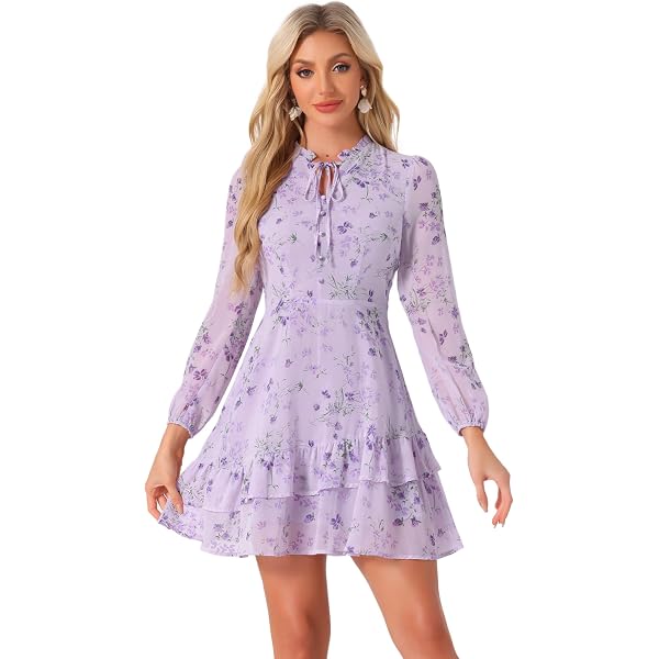 Bimba Women's Short Cotton Kaftan Dress - Blue Floral Print, Kimono Sleeves, Boho Casual Beach Cover Up
