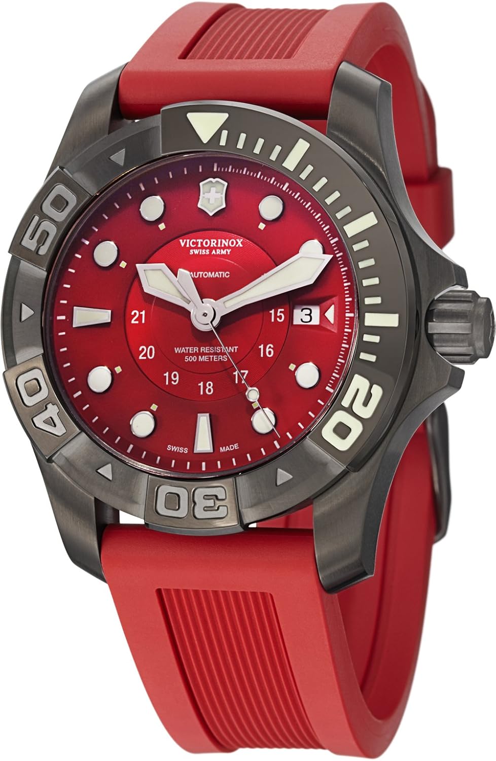 Victorinox Dive Master 500 Herren Uhr analog Automatik mit Kautschuk