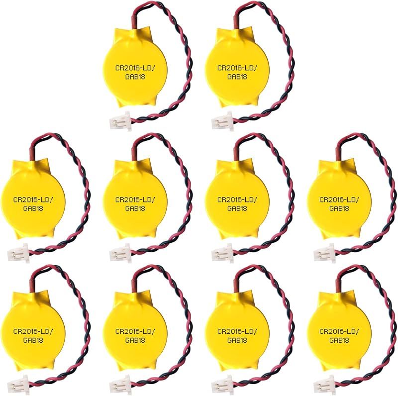 EEMB 10x CR2016 3V Battery Wire Leads SHR Connector for IBM Lenovo ThinkPad X1